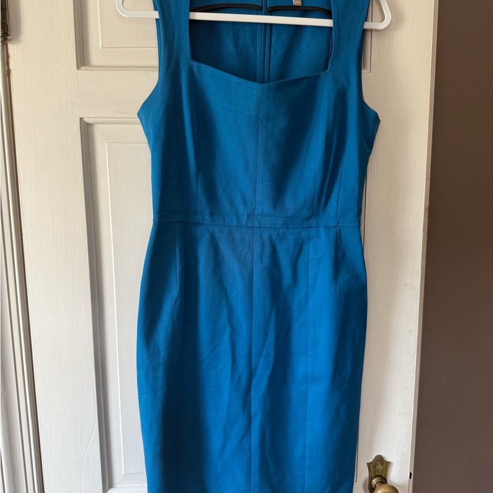 Banana Republic Blue Sheath Midi Dress